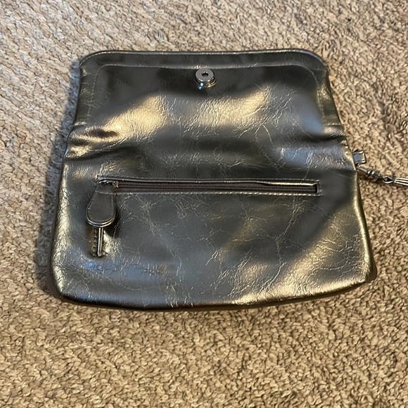 Silver Clutch Purse - Picture 3 of 6